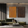 Abstract Line Art | Earth Tones