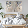 Cascading Floral Dots | Blue White