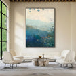 Textured Misty Horizons | Azure Hues