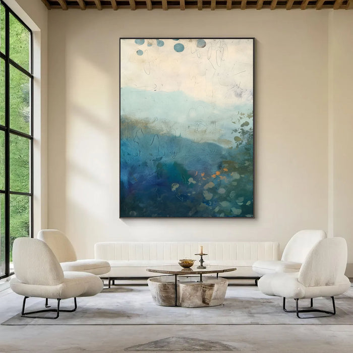 Textured Misty Horizons | Azure Hues