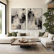 Minimalist Monochrome Brushstrokes | Urban Echo