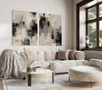Minimalist Monochrome Brushstrokes | Urban Echo