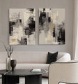Minimalist Monochrome Brushstrokes | Urban Echo