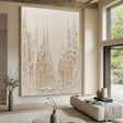 Textured Crackled Layers | Pale Beige
