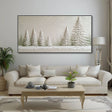 Textured Winter Pines | Frosted Groves