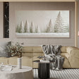 Textured Winter Pines | Frosted Groves