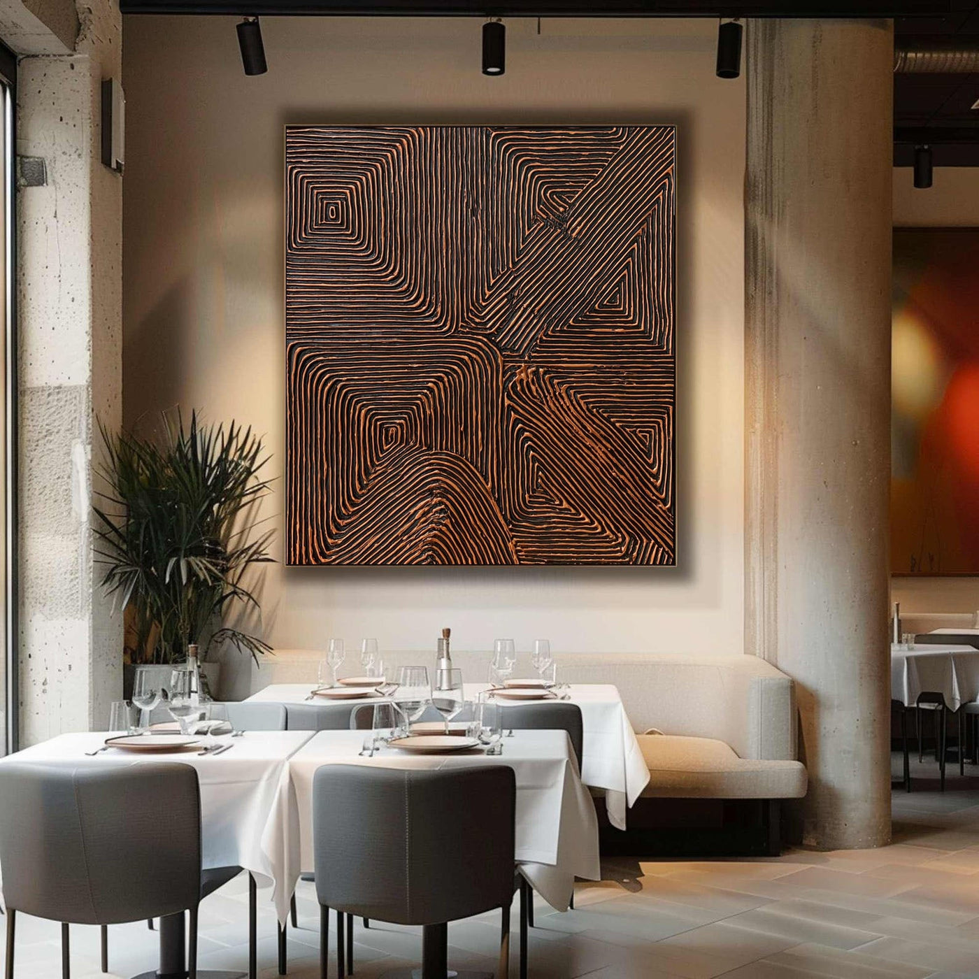 Geometric Pulse Rhythm | Copper Maze