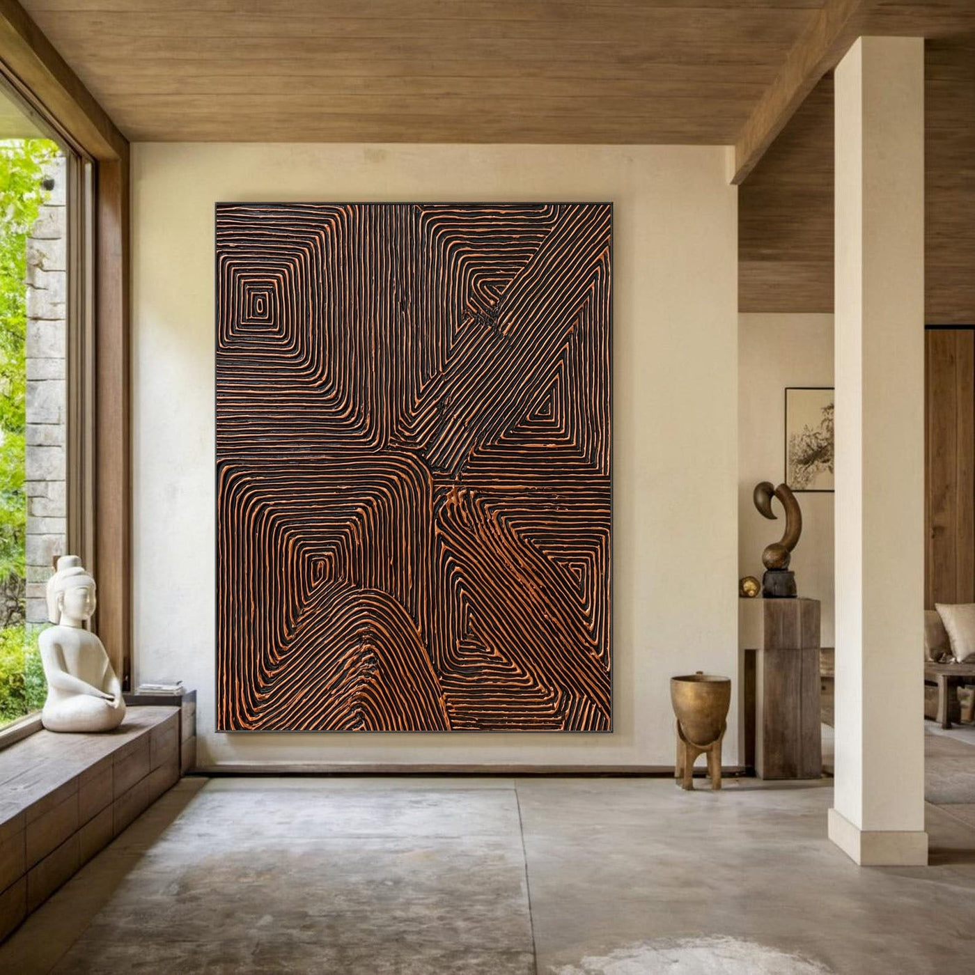 Geometric Pulse Rhythm | Copper Maze