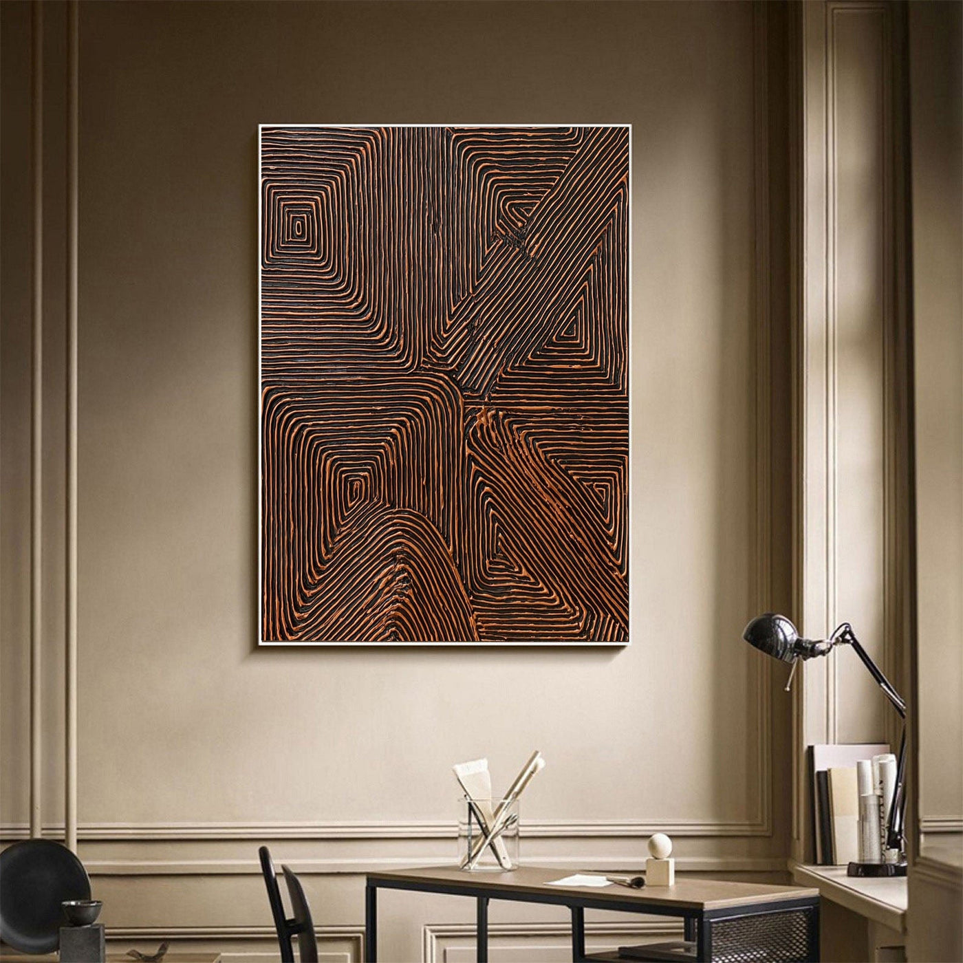 Geometric Pulse Rhythm | Copper Maze