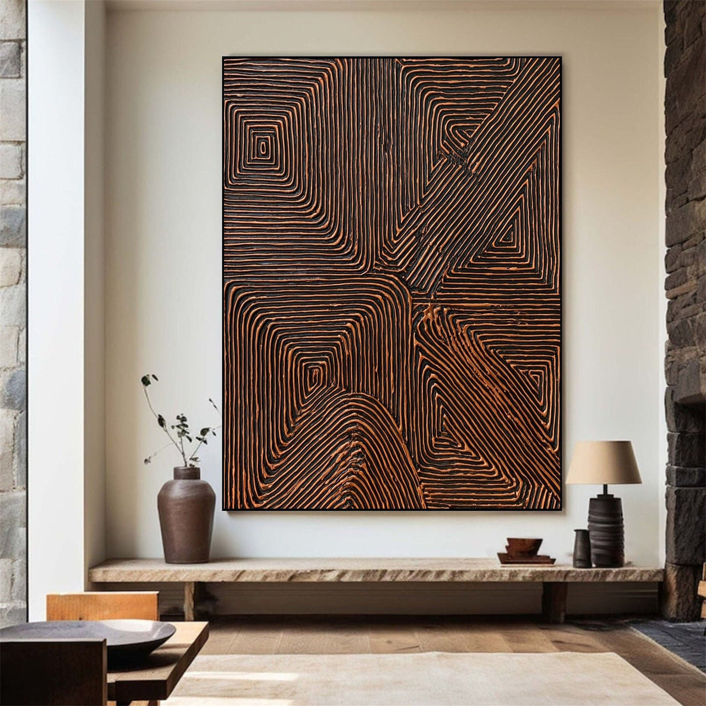 Geometric Pulse Rhythm | Copper Maze