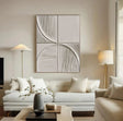 Textured Geometric Rhythm | Ivory Arc