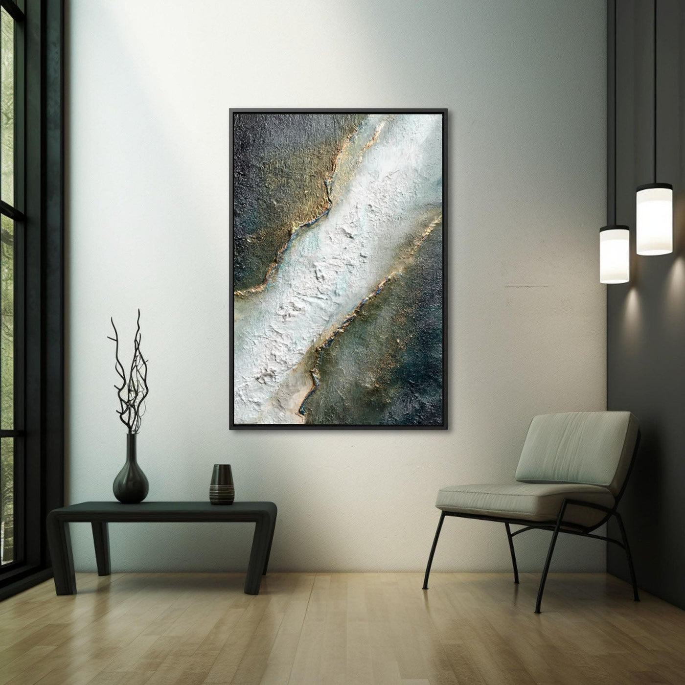 Fractured Light Vein | Silver Rift