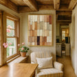 Textured Wooden Tiles | Earthy Hues