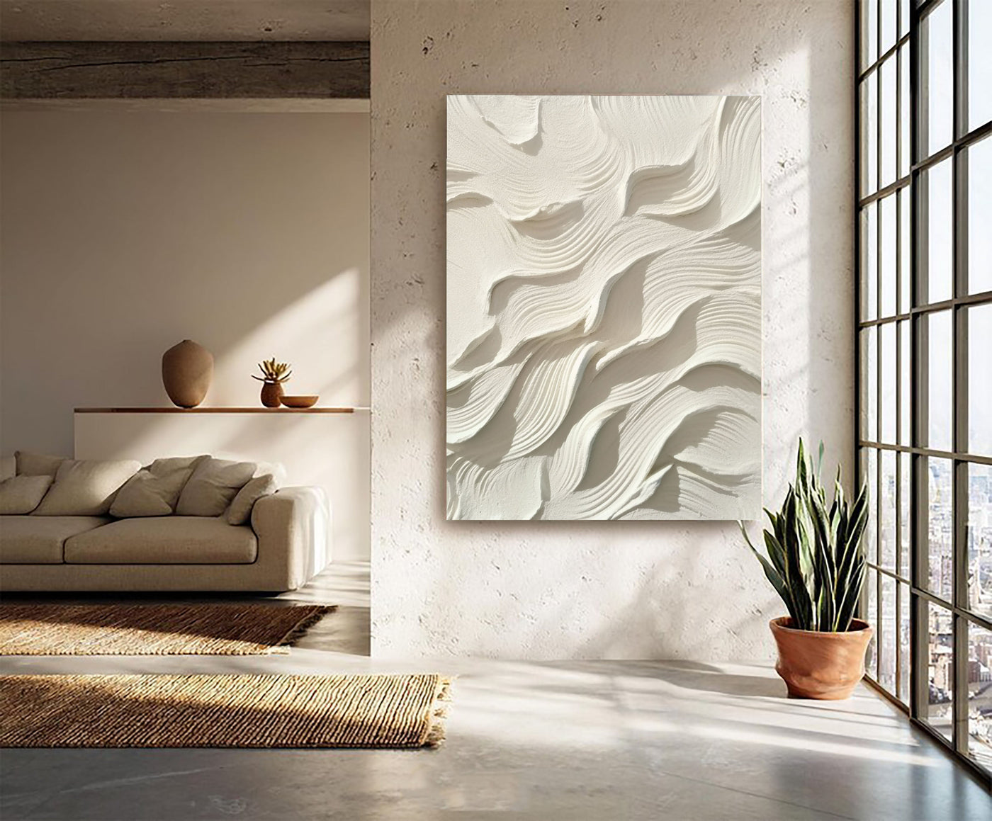 Textured Beige Dynamics | Neutral Wave
