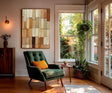 Textured Wooden Tiles | Earthy Hues