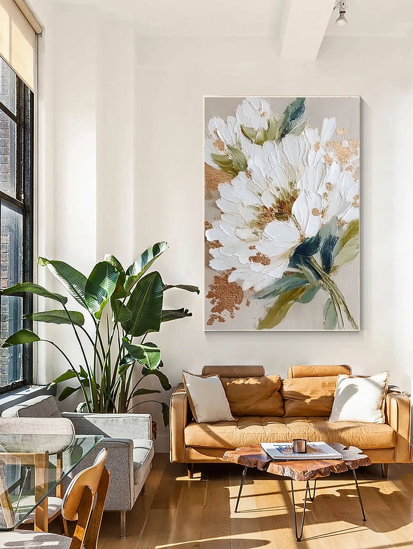 Luminous White Blossoms | Gold Dust