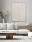 Textured White Mosaic | Minimalist Patch
