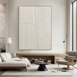 Textured White Mosaic | Minimalist Patch