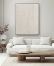 Textured White Mosaic | Minimalist Patch