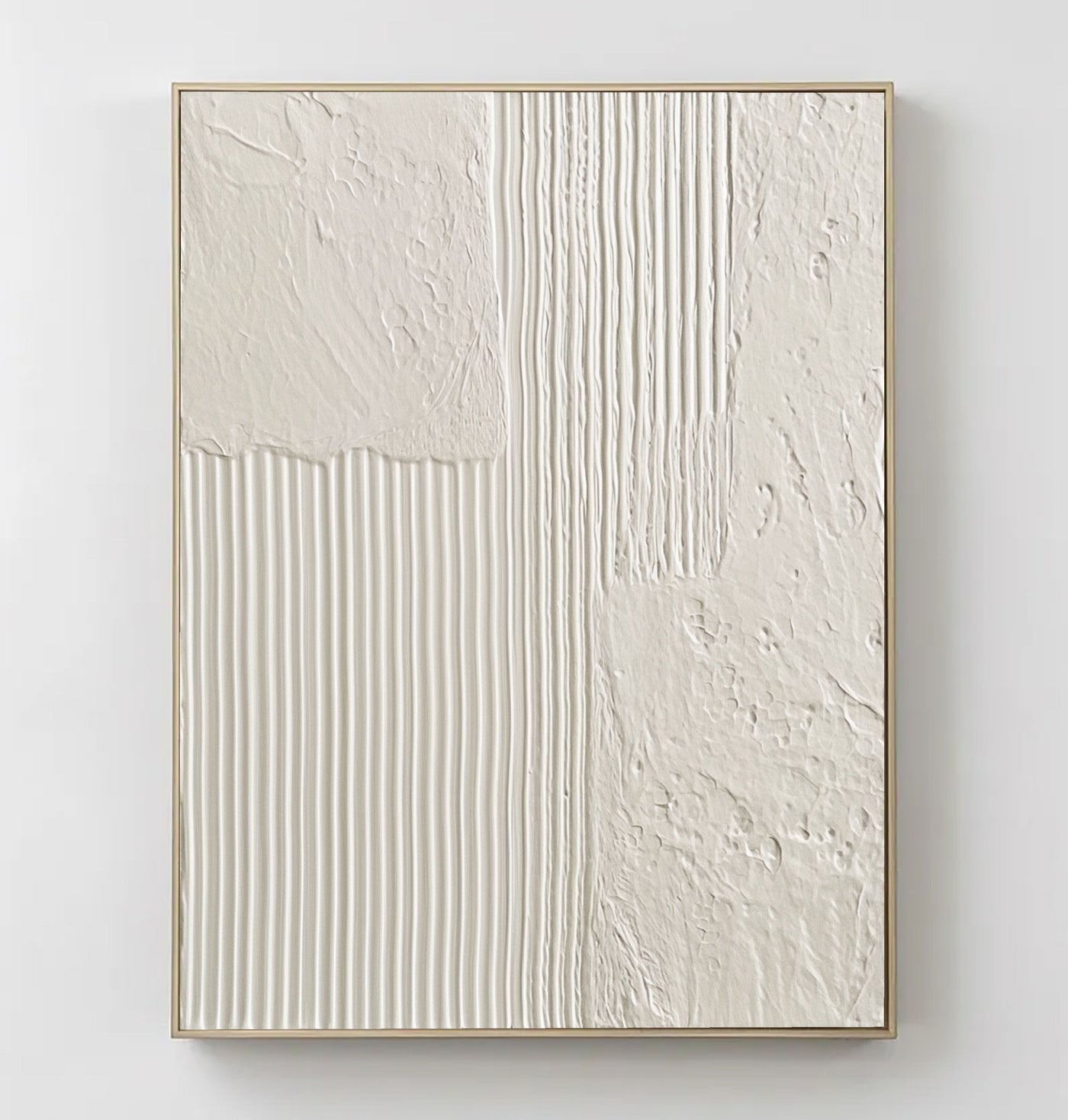 Textured White Mosaic | Minimalist Patch