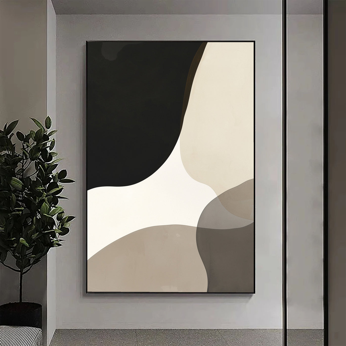 Textured Neutral Geometry | Monochrome Blend