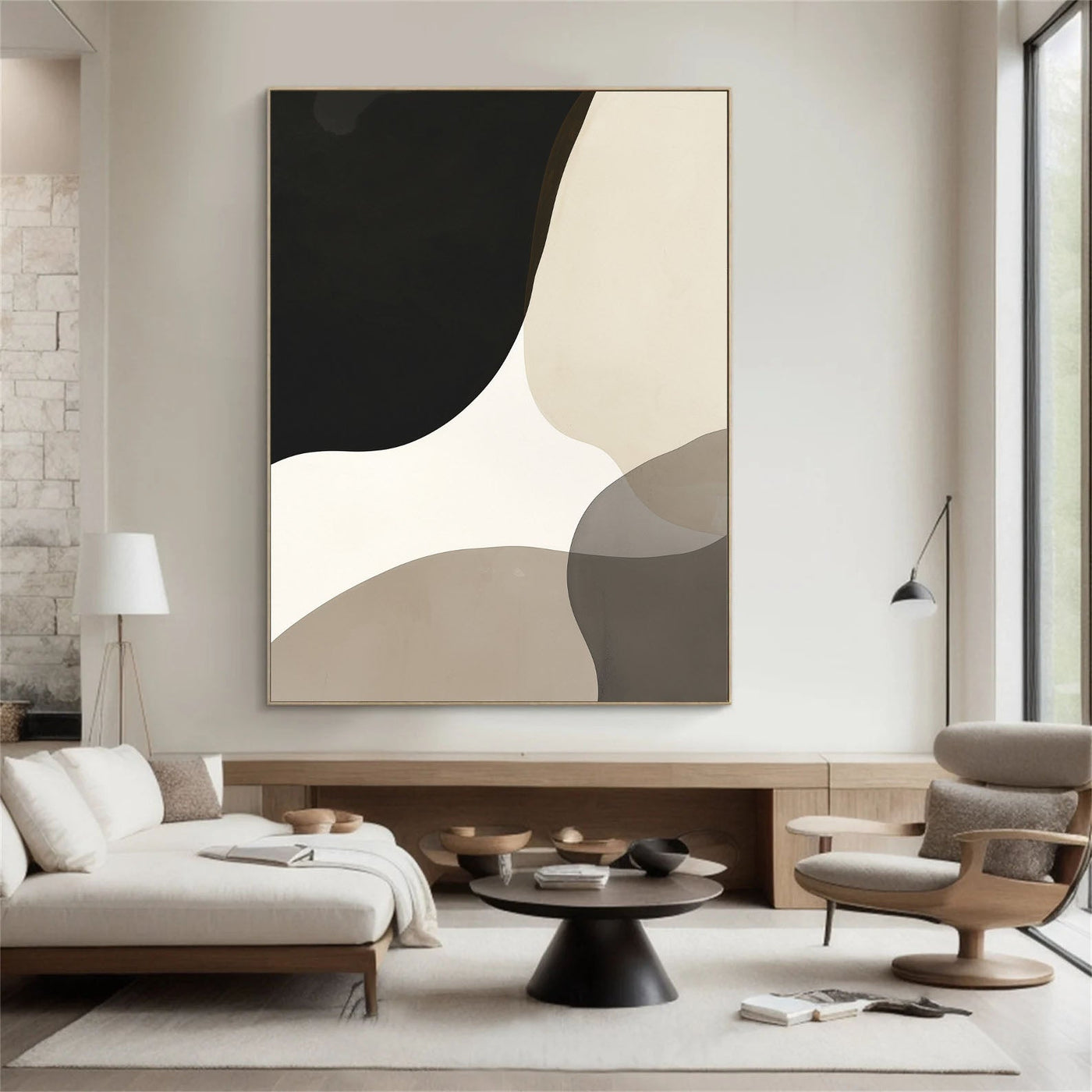 Textured Neutral Geometry | Monochrome Blend