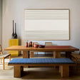 Textured Linear Grace | Ivory Panels