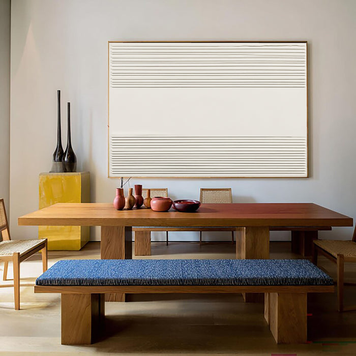 Textured Linear Grace | Ivory Panels