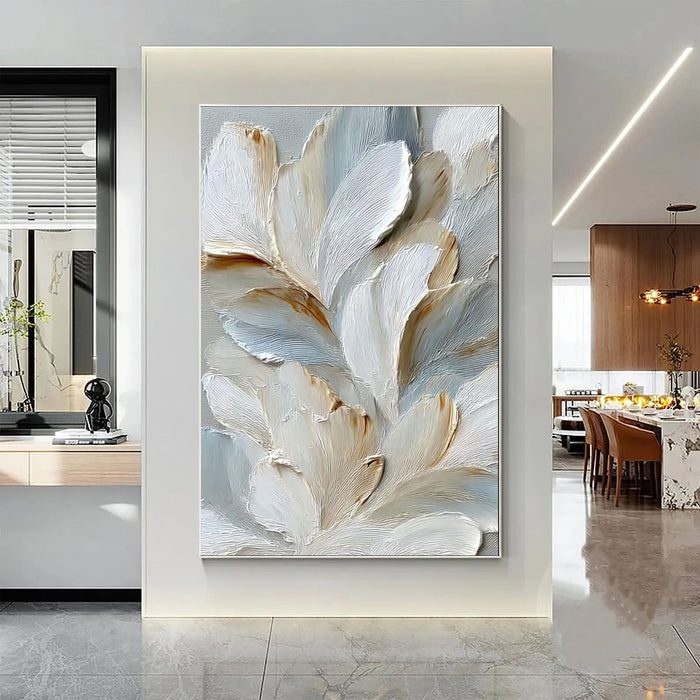 Sculpted Petal Grace | Soft Neutrals