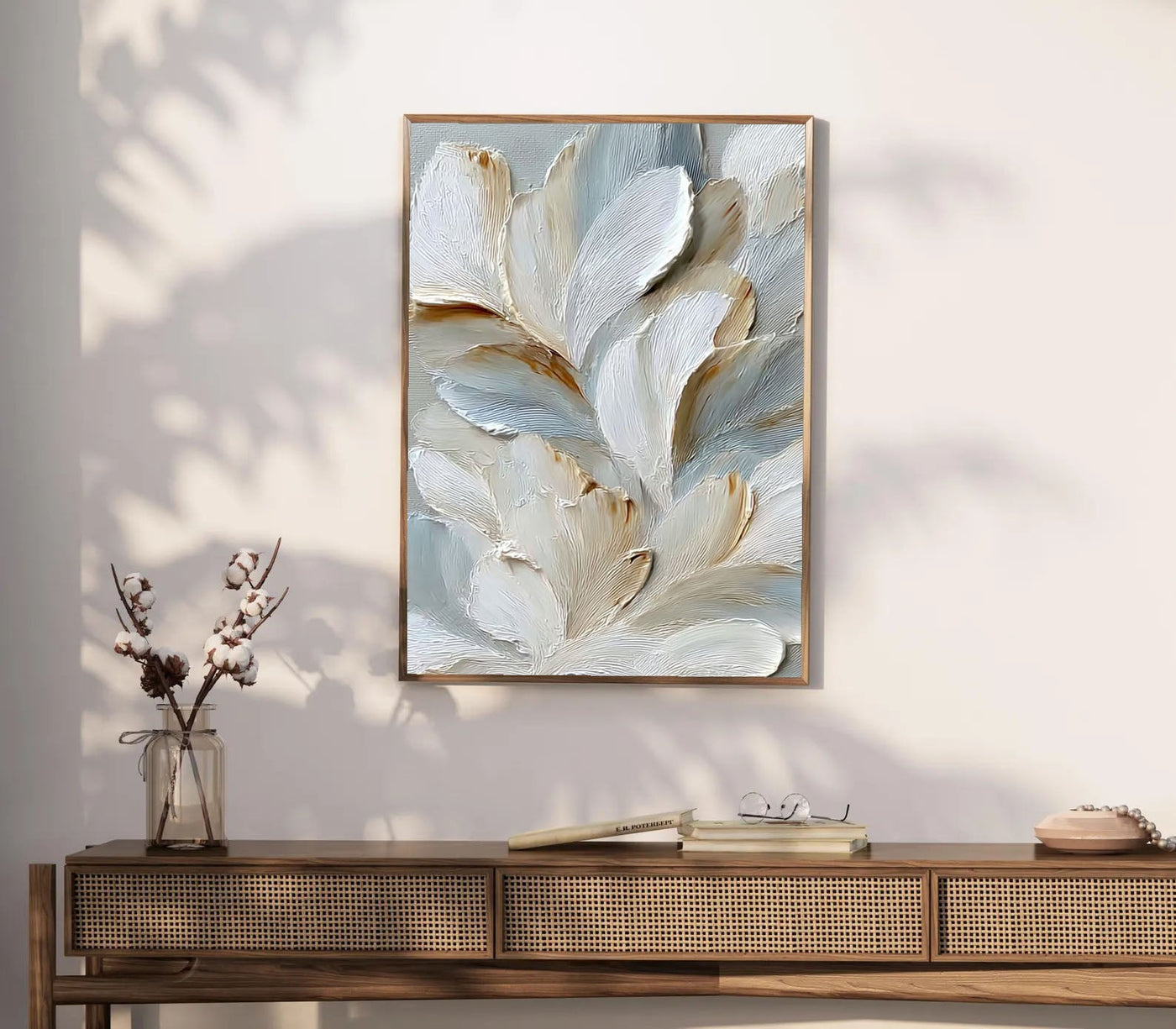 Sculpted Petal Grace | Soft Neutrals