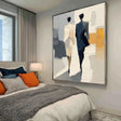 Silhouetted Figures Stroll | Urban Hues