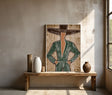 Elegant Figural Ensemble | Striped Silhouettes