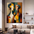 Abstract Figure Harmony | Bold Color