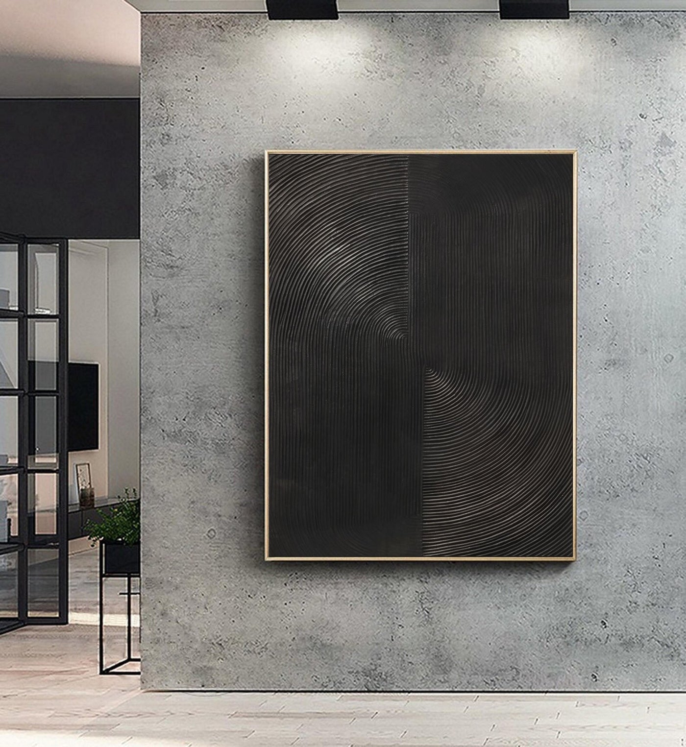 Textured Black Rhythm | Minimalist Wave