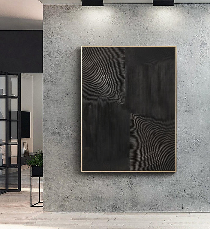 Textured Black Rhythm | Minimalist Wave