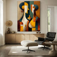 Abstract Figure Harmony | Bold Color