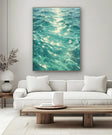 Textured Turquoise Ripples | Sunlit Gleams