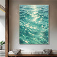 Textured Turquoise Ripples | Sunlit Gleams