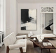 Textured Monochrome Blocks | Black Beige