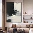 Textured Monochrome Blocks | Black Beige