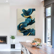 Fluid Silk Motion | Blue & Gold