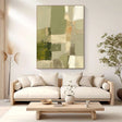 Textured Green Mosaic | Neutral Patch