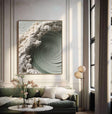 Textured Pale Swirls | White Drift