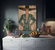 Elegant Figural Ensemble | Striped Silhouettes