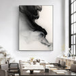 Textured Monochrome Flow | Black Gray