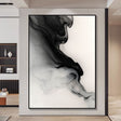 Textured Monochrome Flow | Black Gray