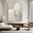 Textured Circular Elegance | Ivory Layer