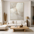 Textured Circular Elegance | Ivory Layer