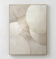 Textured Circular Elegance | Ivory Layer