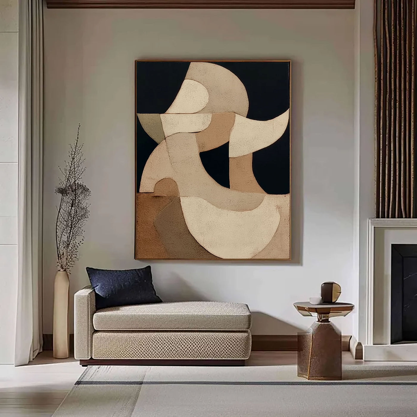Abstract Form Harmony | Neutral Tones